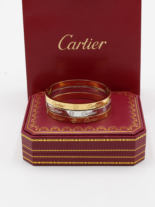 اساور كارتير الجديده CARTIER ملون ذهبي
