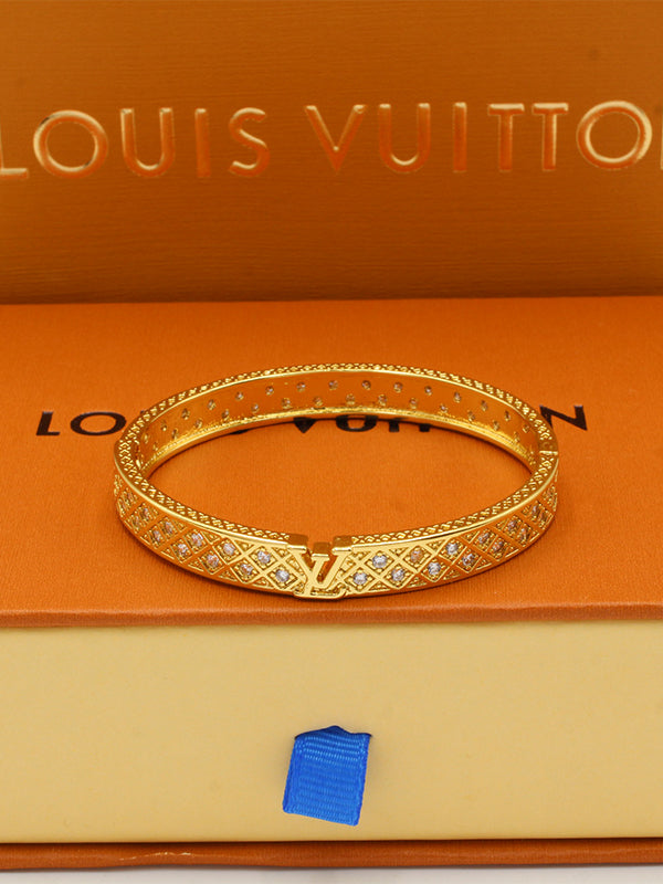 اسواره لويس فيتون بانقل زركون قولد اسواره louis vuitton