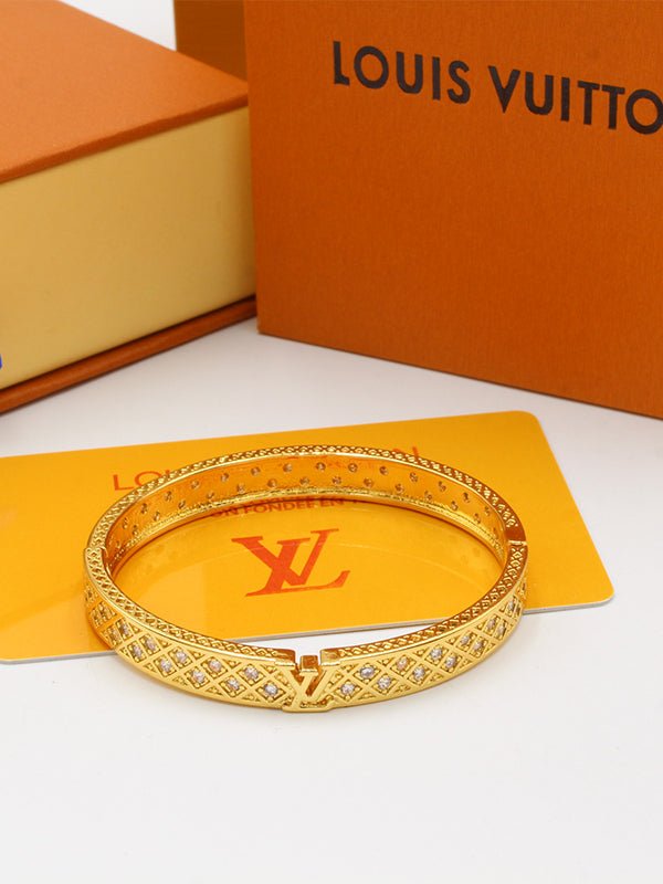 اسواره لويس فيتون بانقل زركون قولد اسواره louis vuitton