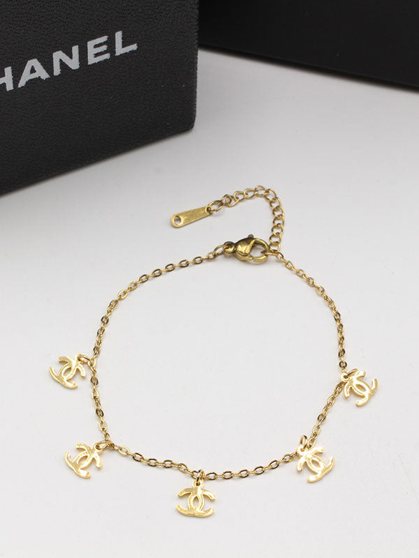 اساور شانيل ناعمة سمول بندنتس اسواره chanel ذهبي