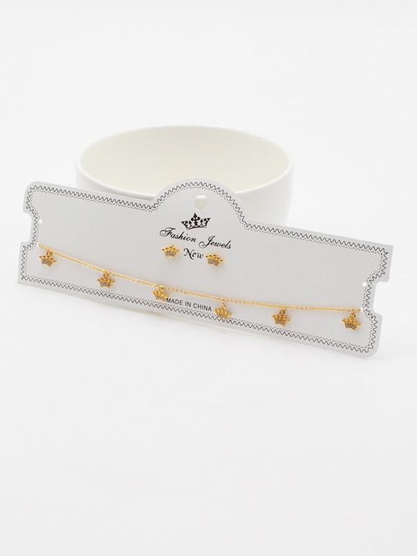 طقم تشوكر 02425-5 اطقم jewel ذهبي