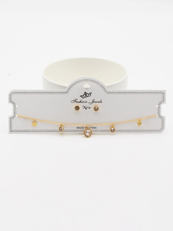 طقم تشوكر 02425-4 اطقم jewel ذهبي