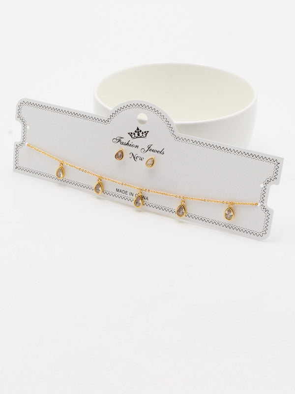 طقم تشوكر 02425-3 اطقم jewel ذهبي