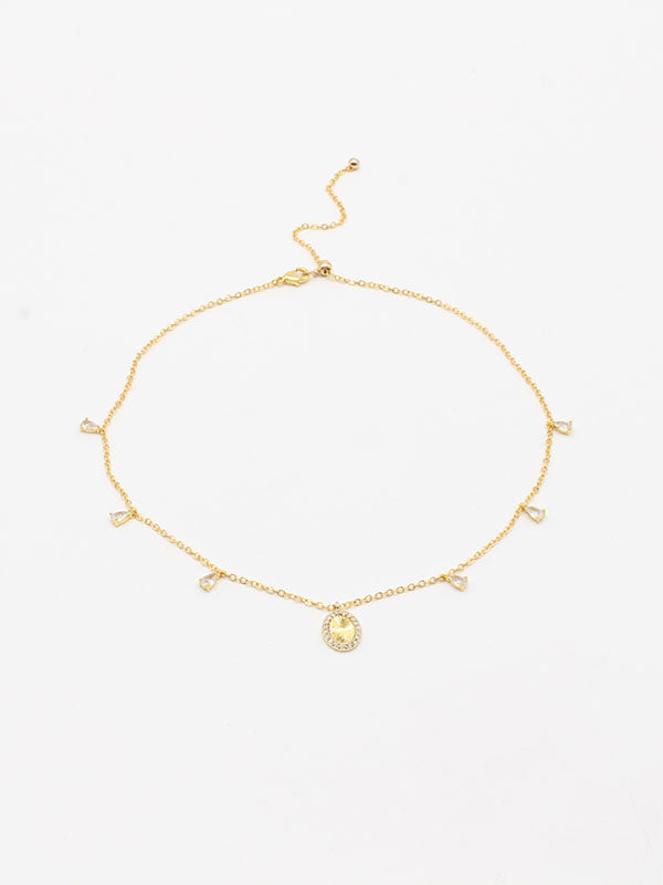 تشوكر بيضاوي ناعم سلسال jewel