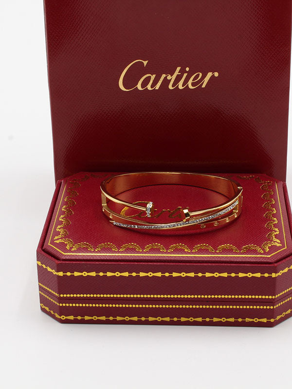اسواره كارتير كريستال لوقو اسواره CARTIER ذهبي