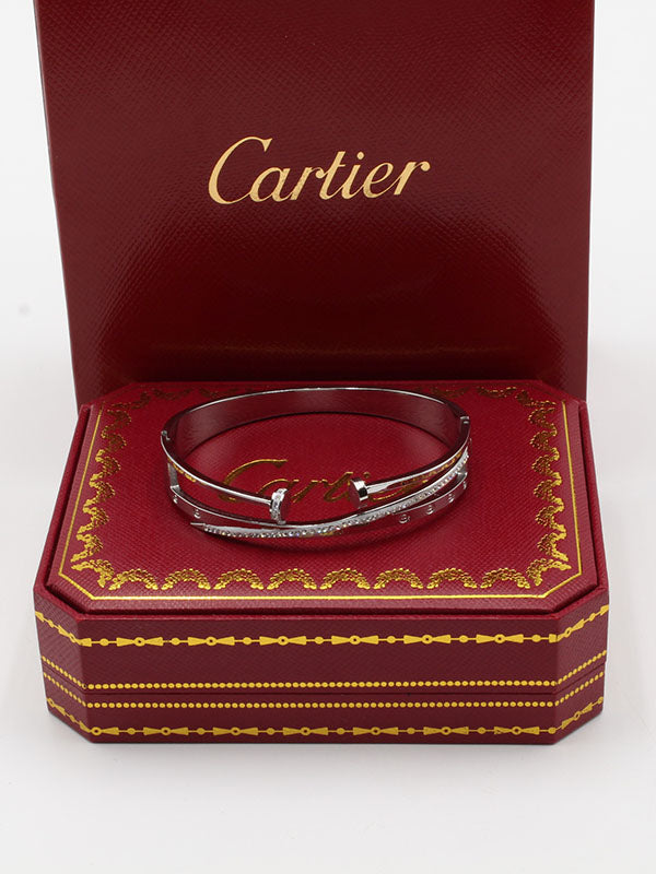 اسواره كارتير كريستال لوقو اسواره CARTIER فضي