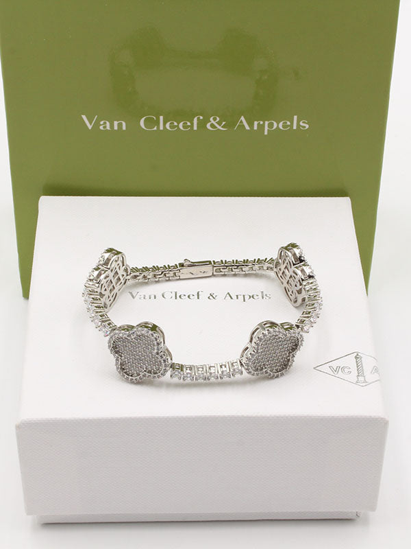 اسواره فان كليف فل زركون اسواره van cleef فضي