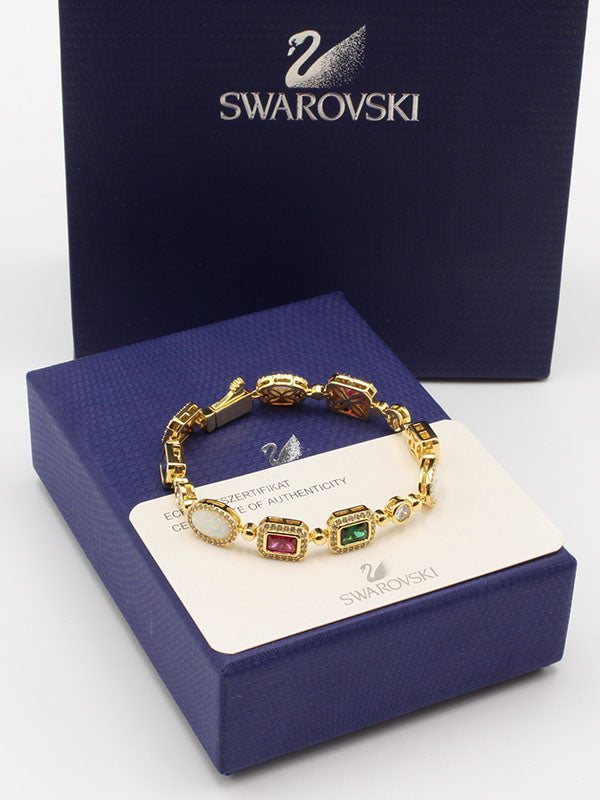 اساور سواروفسكي فل زركون ملونه اسواره Swarovski ذهبي