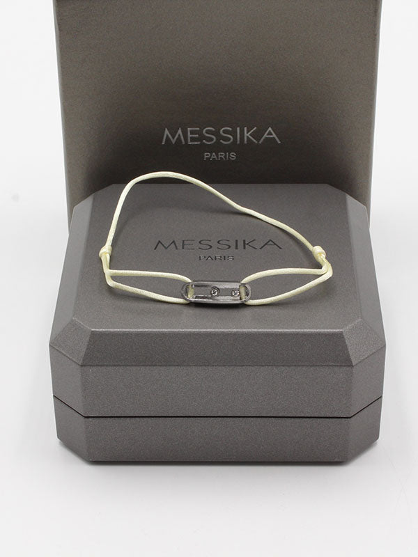 اسواره ميسيكا خيط ناعمه ميتال اسواره messika بيج فضي