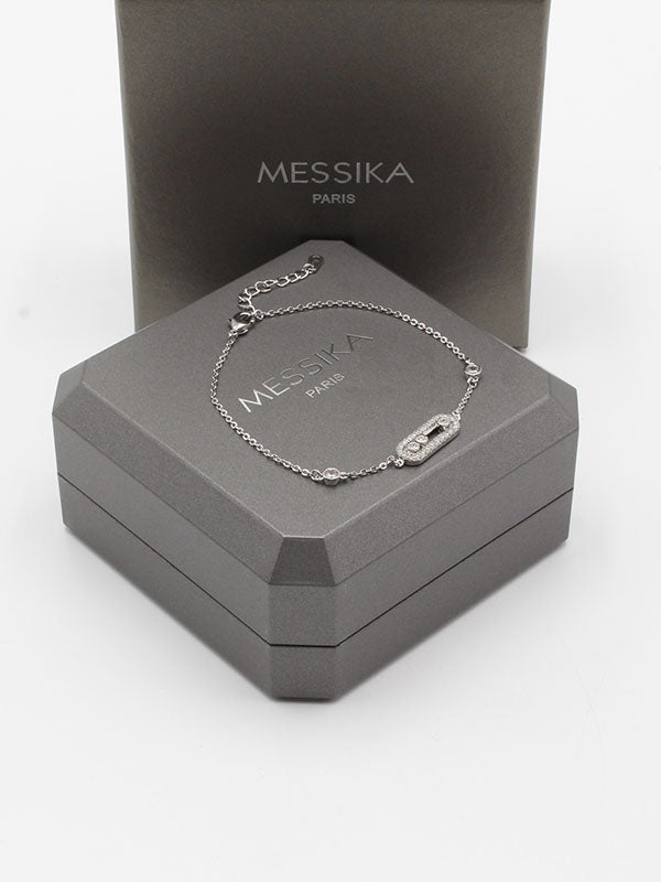 اسواره ميسيكا ناعم ستون زركون اسواره messika