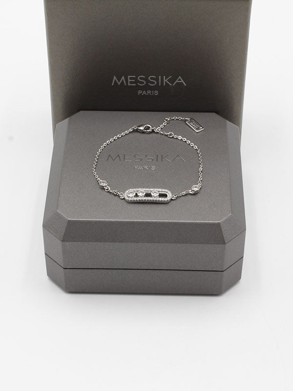 اسواره ميسيكا ستون زركون اسواره messika فضي