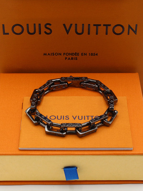 اسواره لويس فيتون بلاتنيوم للجنسين اسواره louis vuitton اسود