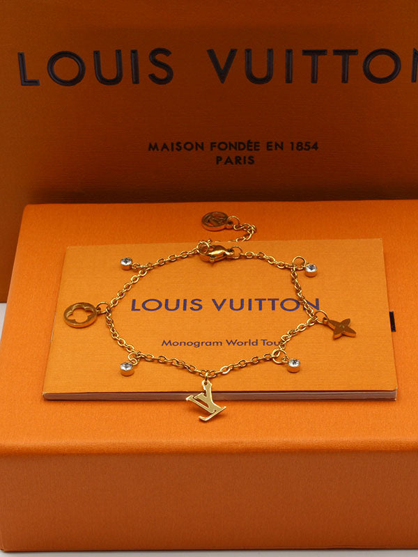 اساور لويس فيتون مكس بندنتس اسواره louis vuitton ذهبي