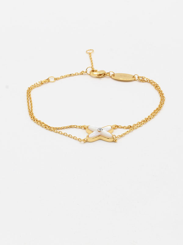 اسواره شوميه لوقو ذهبي اسواره chaumet ذهبي