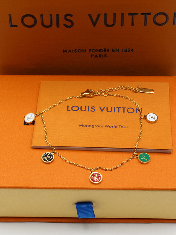 خلحال لويس فيتون بندنتس ملون خلخال louis vuitton