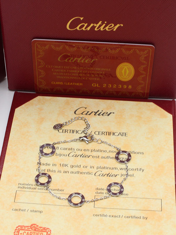 اساور كارتير سيركلز فلات اسواره CARTIER فضي