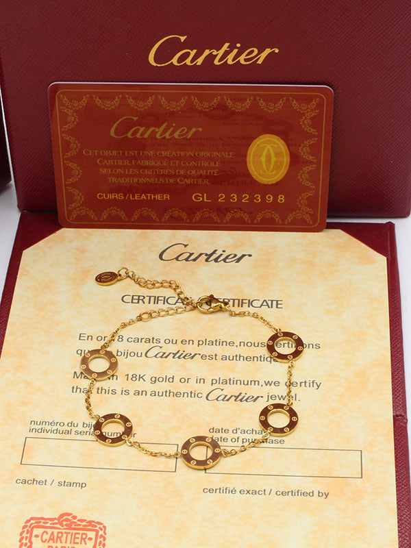 اساور كارتير سيركلز فلات اسواره CARTIER ذهبي