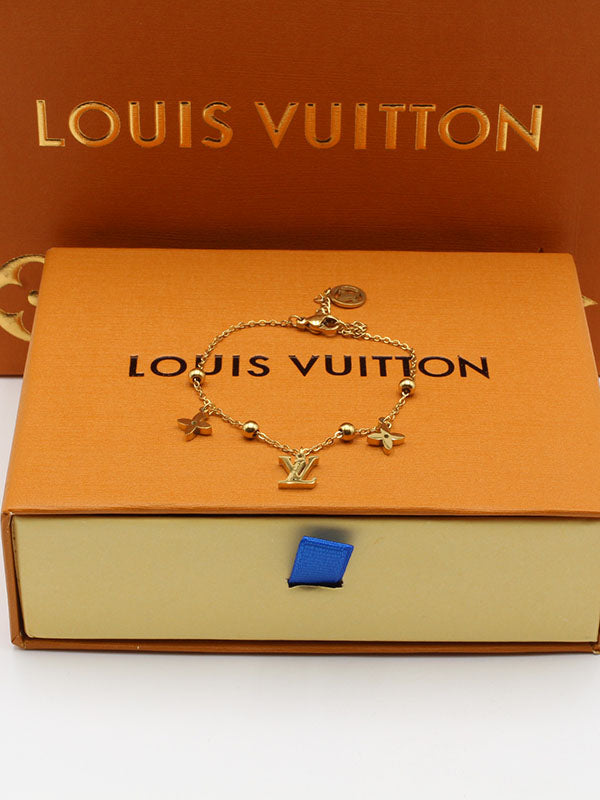 اسوارة لويس فيتون سمبل لوقو اسواره louis vuitton ذهبي