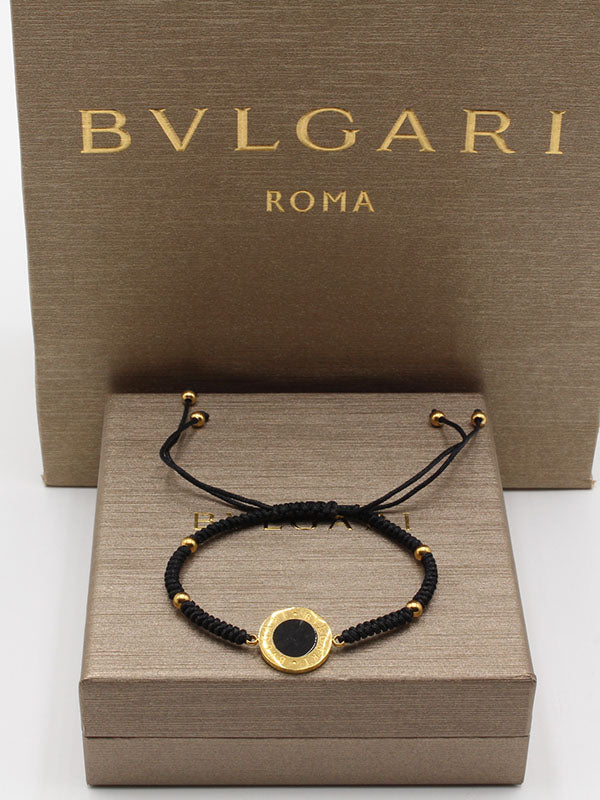 سوار بولغاري خيط اسود اسواره bvlgari ذهبي