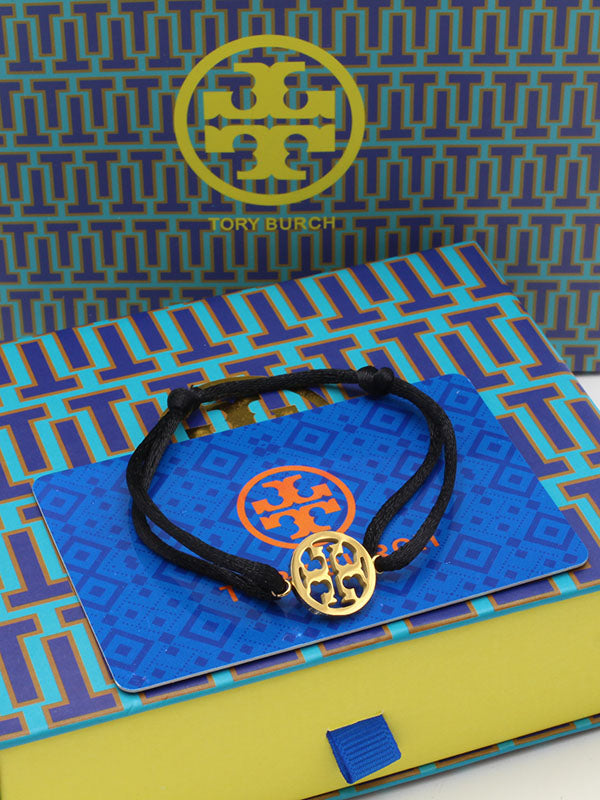 اساور توري بورش خيط اسود اسواره tory burch ذهبي