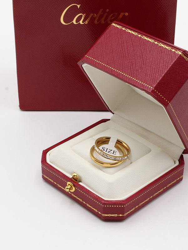 خاتم كارتير توينز كيرف زركون خواتم CARTIER