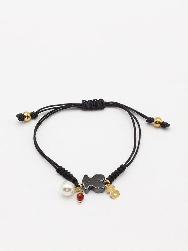 اسواره توس خيط اسود ملون اسواره دبدوب