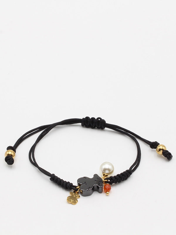 اسواره توس خيط اسود ملون اسواره دبدوب