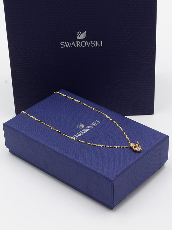 سلسال سواروفسكي سوان صغير سلسال Swarovski
