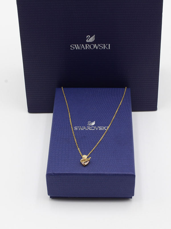 سلسال سواروفسكي سوان صغير سلسال Swarovski