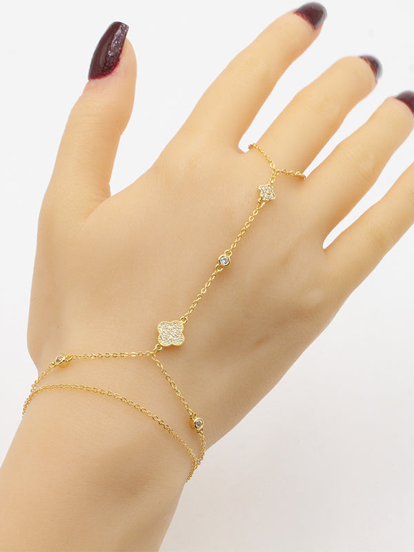 اسواره كف فان كليف زركون 681 اسواره van cleef ذهبي