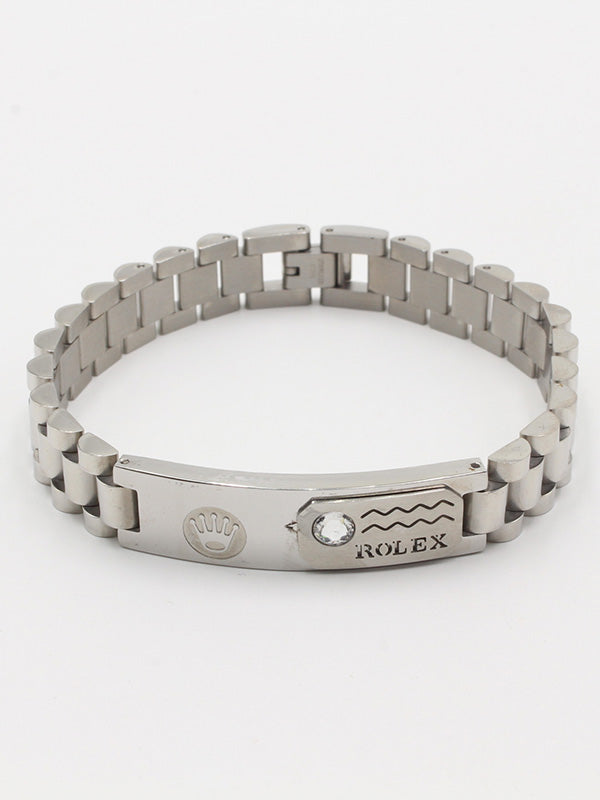 اساور رولكس رجالي ميتال اسواره رولكس فضي