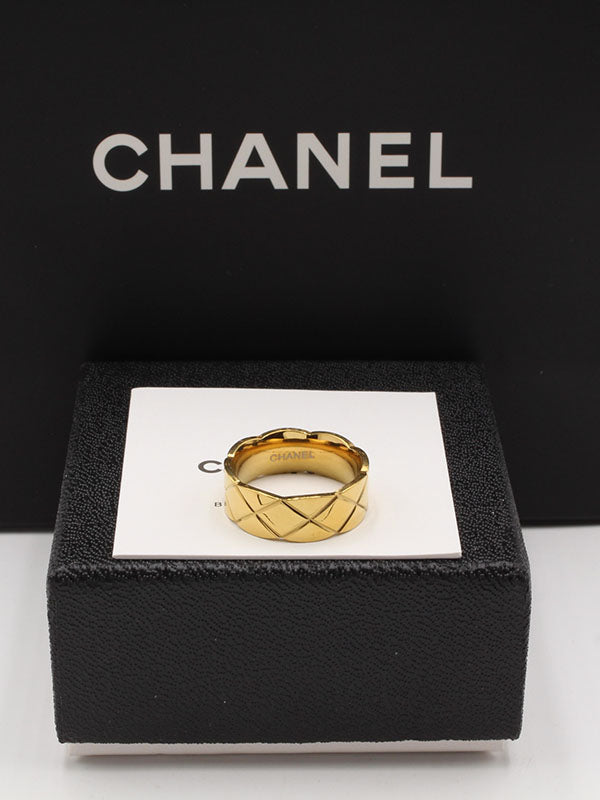 دبلة خاتم شانيل لوقو خواتم chanel