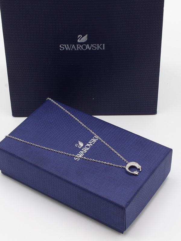 سلسال سواروفسكي هلال ستار سلسال Swarovski