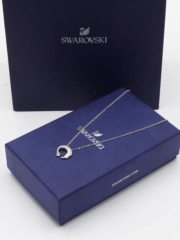 سلسال سواروفسكي هلال ستار سلسال Swarovski