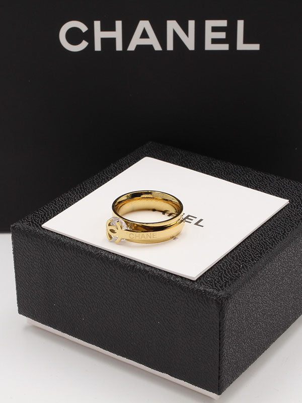 خاتم شانيل ستون خواتم chanel ذهبي 6