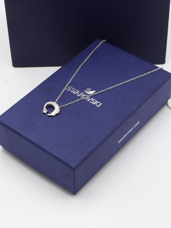 سلسال سواروفسكي هلال ستار سلسال Swarovski