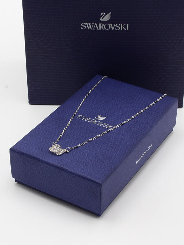 سلسال سواروفسكي ناعم فضي سلسال Swarovski