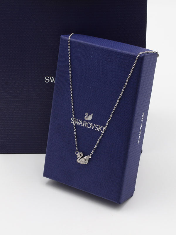 سلسال سواروفسكي ناعم فضي سلسال Swarovski فضي