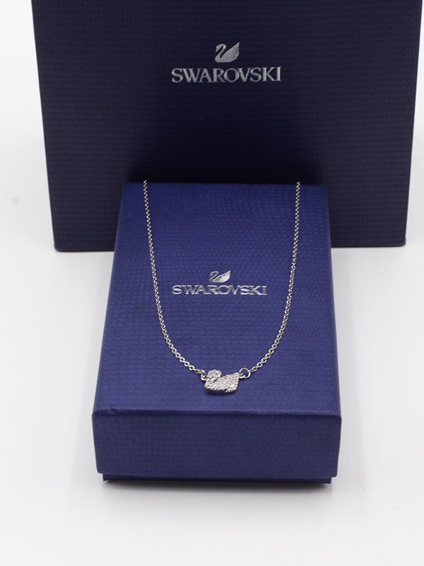 سلسال سواروفسكي ناعم فضي سلسال Swarovski