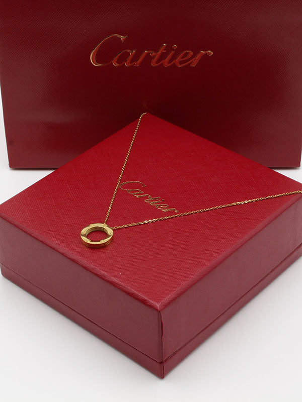سلسال كارتير مدور صغير لوقو سلسال CARTIER