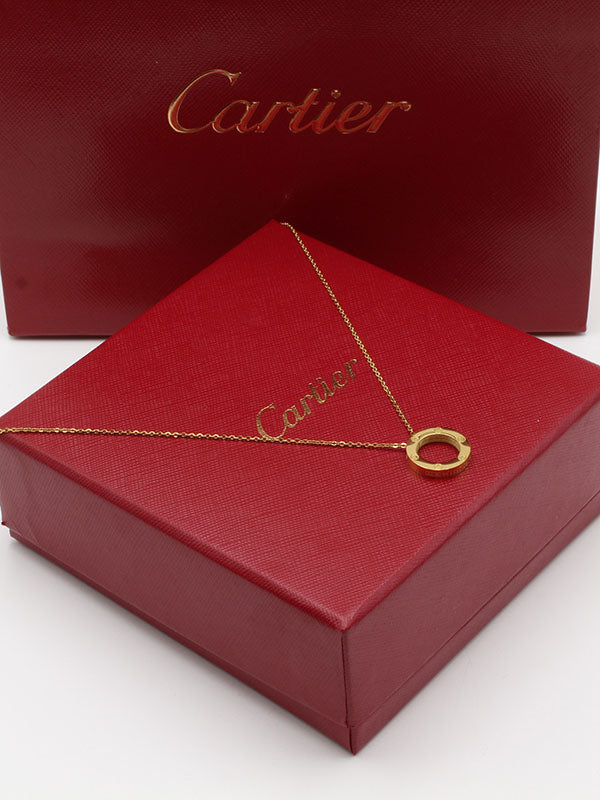 سلسال كارتير مدور صغير لوقو سلسال CARTIER