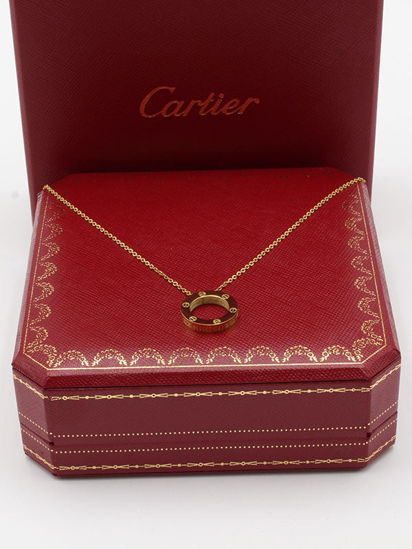 سلسال كارتير مدور صغير لوقو سلسال CARTIER