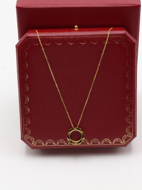 سلسال كارتير مدور صغير لوقو سلسال CARTIER