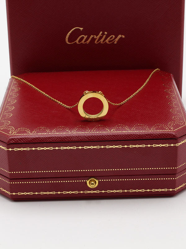 سلسال كارتير مدور صغير لوقو سلسال CARTIER