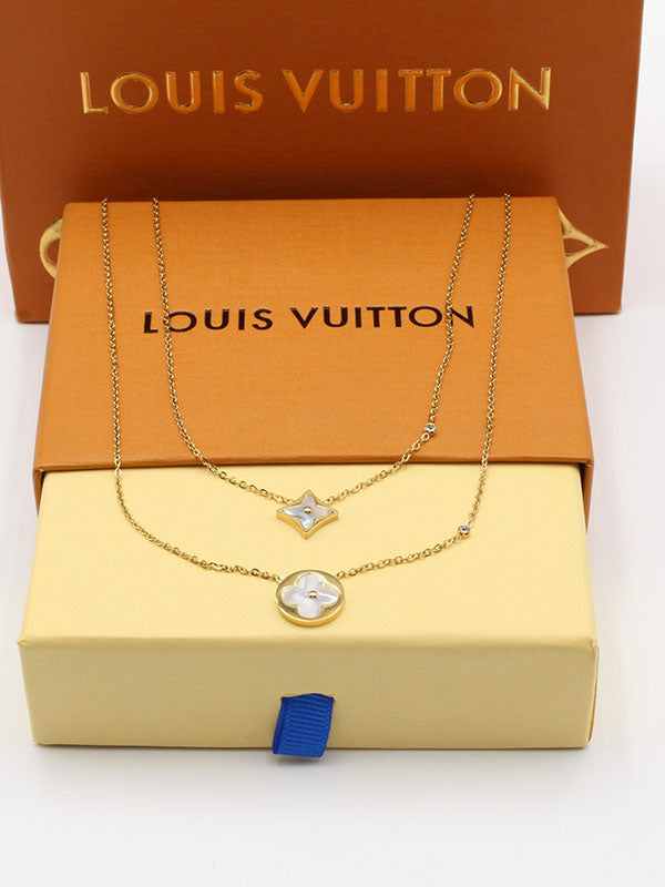 سلسال لويس فيتون دبل نيكلس سلسال louis vuitton