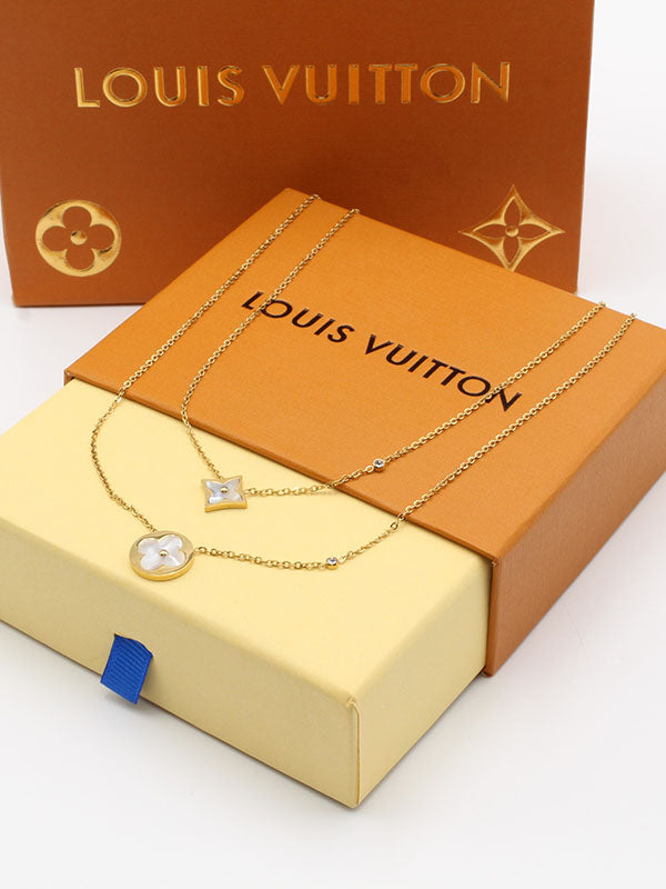 سلسال لويس فيتون دبل نيكلس سلسال louis vuitton