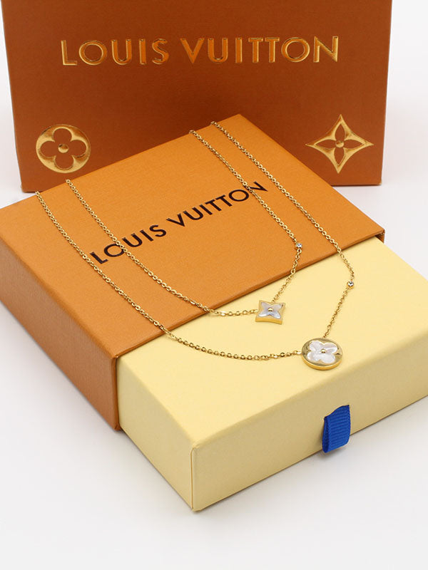 سلسال لويس فيتون دبل نيكلس سلسال louis vuitton