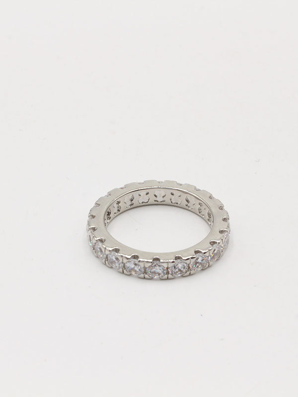 دبلة توس زركون خواتم دبدوب فضي 6