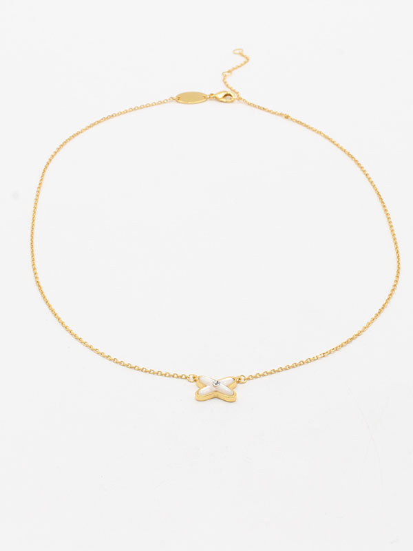 سلسال شوميه لوقو ذهبي سلسال chaumet ذهبي