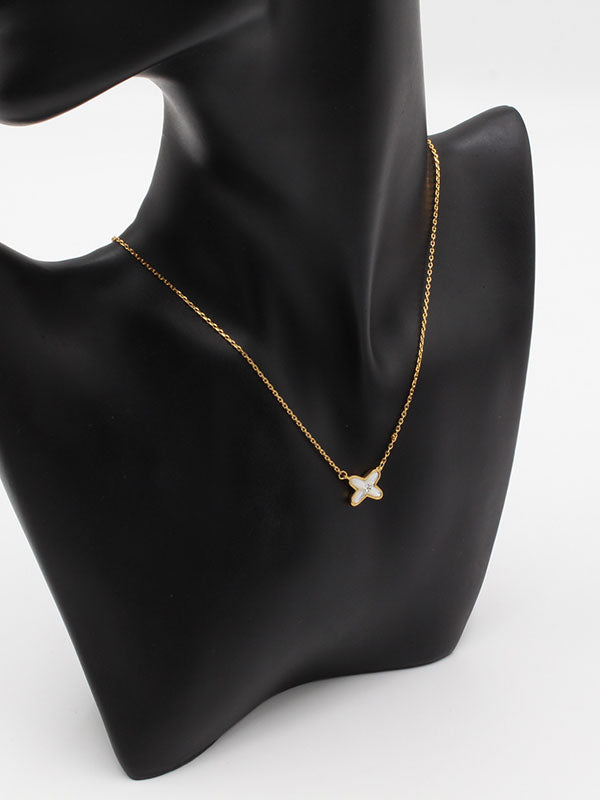 سلسال شوميه لوقو ذهبي سلسال chaumet